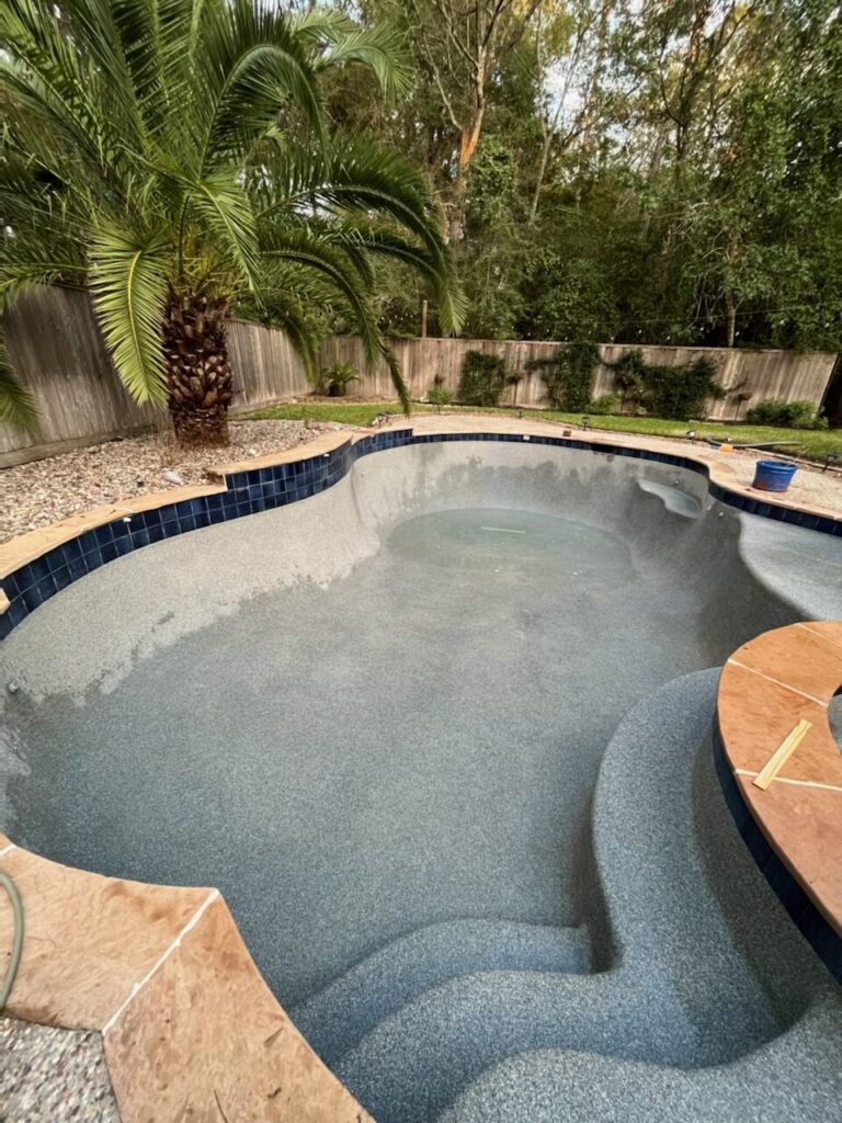 Pool After Acid Wash